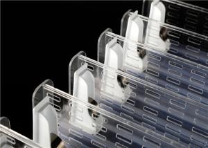 China Supermarket 50mm Gravity Feed Shelving Glides Roller Shelf System Bottle Drink Pusher factory