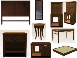 China 5-star hotel furniture HG-200 factory