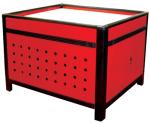 1100MM 950MM Cashier Table For Shop Supermarket Checkout Counter With Conveyor