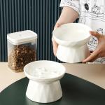 Cat Bowl Food Bowl Slow Food Plate High Foot Bowl Slow Food Bowl Water Bowl