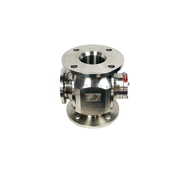 Control Structure Vane Rotary Feeder Valve Dust Collector Air Lock For Bulk Material