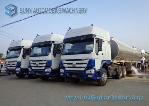 China Custom 45000L Oil Tank Trailer 3 Axle , Diesel / Jet Chemical Tank Trailer factory
