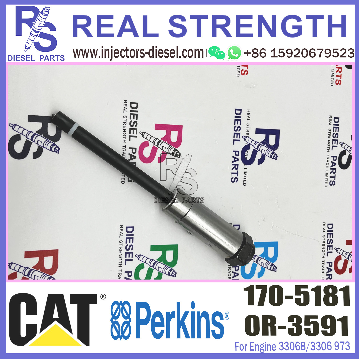 1705181 170-5181 Diesel Injector Nozzle For Caterpillar R1300G D7G2 D7R 350 350L