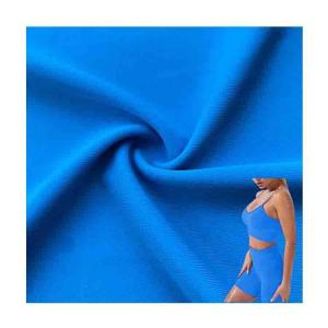 China Knitted Jersey Fabric 40D Swimwear Yoga Set 4-Way Stretch 81% Nylon 19% Spandex Lycra factory