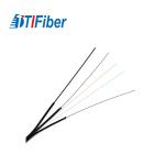 Single Mode Fiber Optic Armored Cable , 1/4 Core Ftth Drop Cable 1km Customized