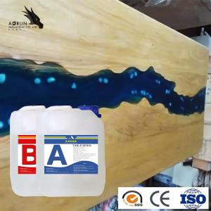 China Crystal Clear Art Epoxy Resin For Anti Dust Concrete Floor Insulation factory