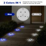 2V Bright LED Solar Dock Light For Gardens And Outdoor Walkways