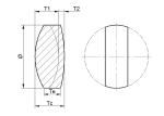 Special Customized Optical Glass Achromatic Lens For Laser Collimator