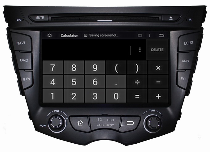 Ouchuangbo Car Radio DVD Navi Stereo Multimedia Kit for Hyundai Veloster Pure Android 4.4