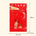 Christmas Candy Bags Plastic Gift Bags Package For Candy Buffet Drawstring Party
