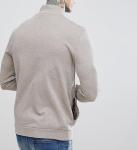 Funnel Neck Full Zipper Mens Track Jacket Grey Blank Design 100% Cotton