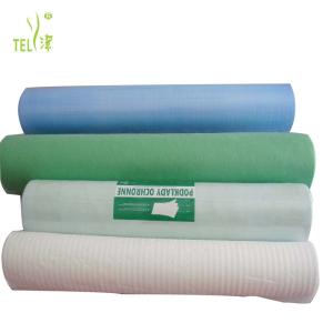 China ISO13485 60cmx100m Disposable Non Woven Bed Sheet For Hospital factory