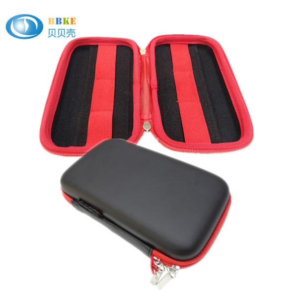 Health Essentials Oil Carrying EVA Tool Case Black With Red Interior , Custom