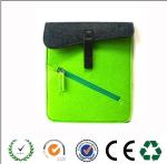 New products zipper design felt laptop bag ,6 colors available
