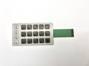 China Flexible Waterproof SMD Matrix Membrane Keypad For Marine Electronics And Navigation factory