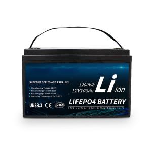 China 12V 100ah Completed Pack BMS Lithium Lifepo4 Battery For EV Solar factory
