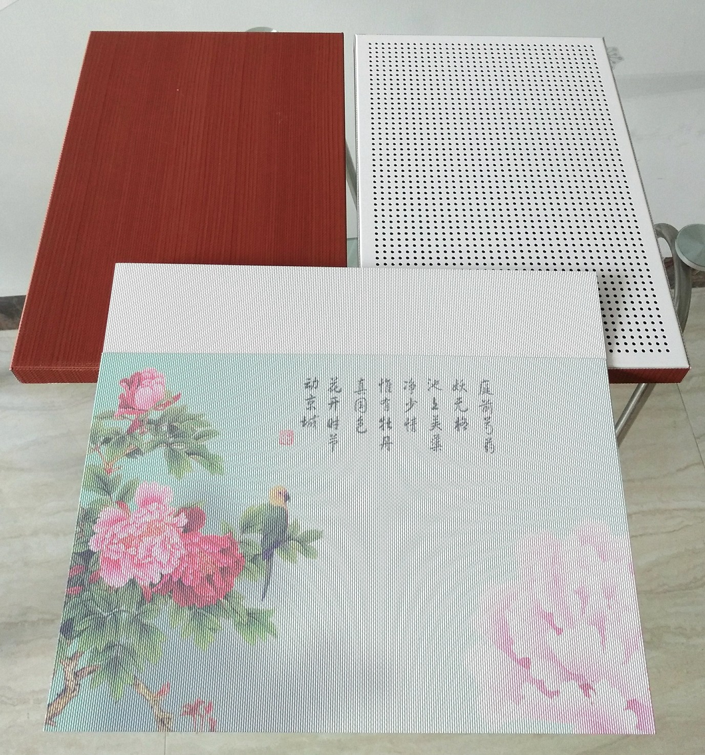 China Digital Spray Painting Metal Microperforated Acoustic Panel Soundproof Board factory