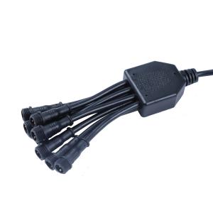 China Y Shape Wiring Waterproof Connector Cable IP67 for Outdoor LED factory