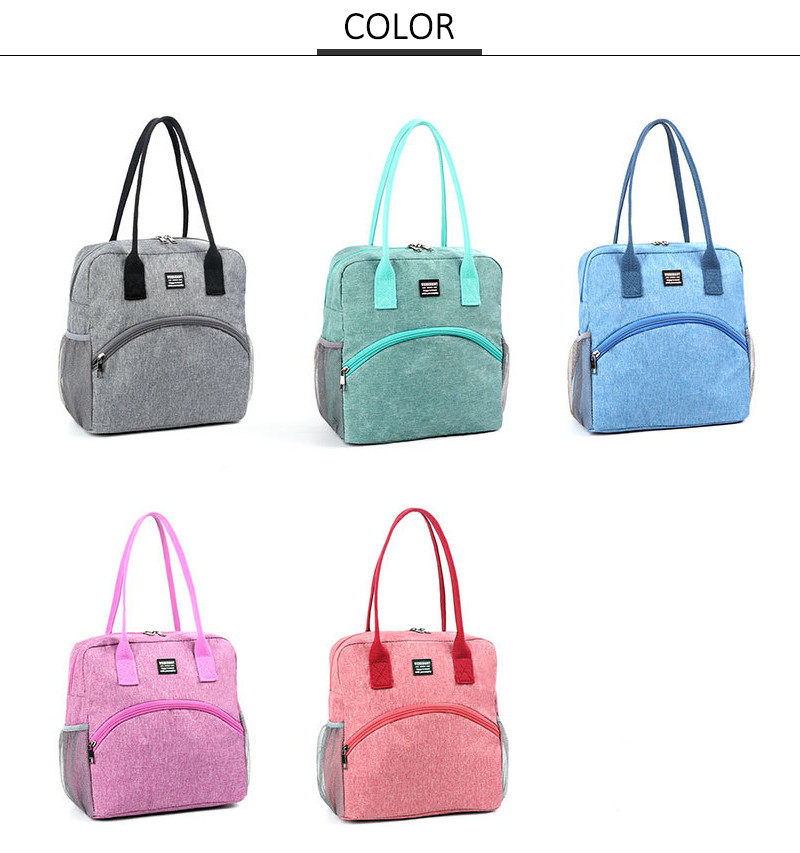 Waterproof Oxford H27Cm Insulated Lunch Cooler Bags