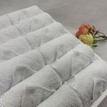 Hemmed Satin Viscose Cotton Hot And Cold Towel For Airline