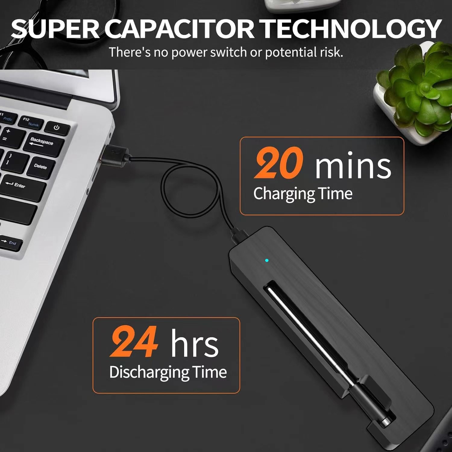 Long distance 150m Remote Smart Bbq Thermometer Instant Read Digital Bluetooth 5.0 Wireless Meat Thermometer 10 Modes Meat Thermometer