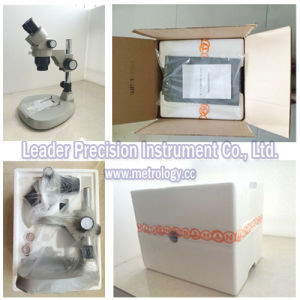 China Trinocular 70X 4.4mm Upright stereo Microscope factory