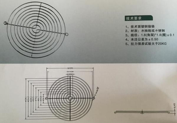 *d=150mm* Fan Finger Guards/Stainless steel net/Copper plating net/Nickel