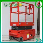 Lightweight Small Electric Hydraulic Scissor Lift 300kg 3.9M Self Propelled
