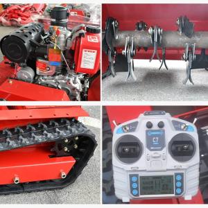 China Garden Tractor Lawn Mower 12HP Remote Control Self-Propelled Lawnmower factory
