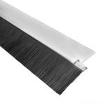 H Shape Aluminum Alloy Base Door Bottom Brush Strip Nylon Brush Weather