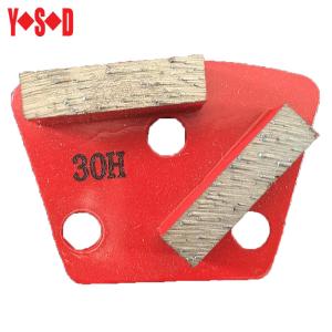 China Grit 6 - Grit 400 Concrete Polishing Tools Soft Bond With Double Oval Segments factory