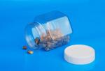 Light Plastic Airtight Storage Jars Small Capacity Clear Body 40℃ Resistance