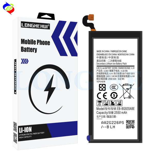 Double IC Protection Mobile Phone Battery for Samsung Galaxy S6 G9200 G9206 EB