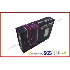 Paper Board Electronics Packaging boxes with Small PVC window Foam