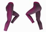 230gsm Colourful Yoga Leggings Pink Contrast Leggings Melange Pink