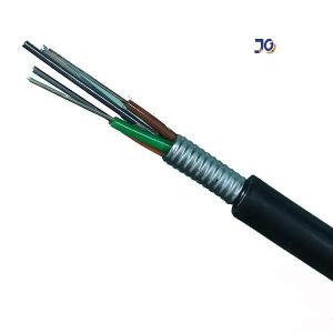 China GYTS Steel Tape Armored SM Underground Direct Bury 24/48 Core Optical Fiber Cable factory