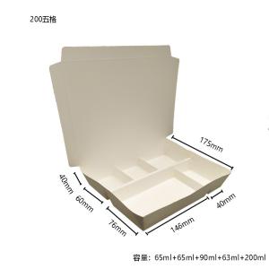 China Kraft Paper Salad Vegetable Take Away Packaging Box Disposable factory