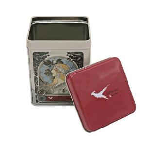 Factory Price Wholesale Custom Tin Box Square Shape Coffee Tea Tins Can with Lid
