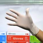Hand Protection Disposable Surgical Gloves , Vinyl Disposable Exam Gloves
