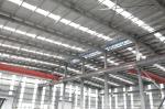 Corrugated / Sandwich Panel Steel Shed Construction With Windows Customizable