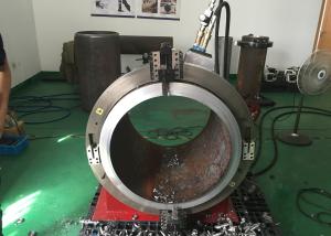 China Aluminium Hydraulic Driven Pipe Cold Cutting Machine Large Working Range 30&quot; - 36&quot; factory