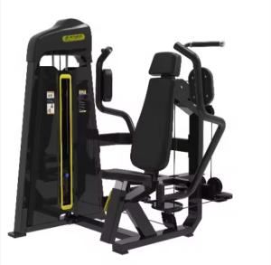 China Commercial Pin Loaded Strength Machine Shoulder Press For Butterfly Clip Chest Training factory
