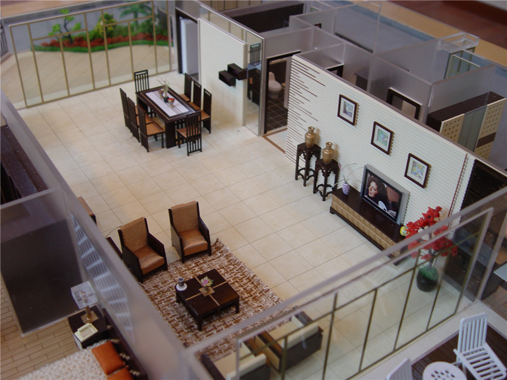 Interior House Plan 3D Model , Commercial Architectural Home Design 3d Models