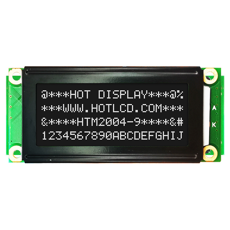 4X20 White Slim Character LCD Module For Industrial HTM2004-9