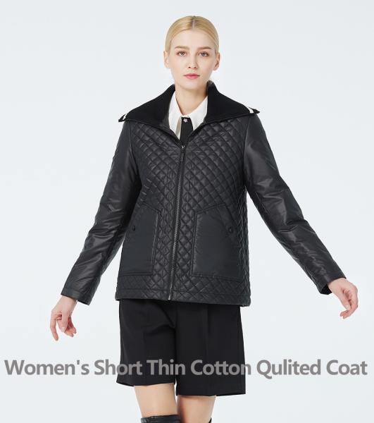 short coat, commercial style，water-proof materail，for all kinds of wears，black