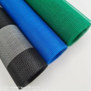 China Water Resistant Fiberglass Mosquito Mesh Square Hole 100m Length PVC Coated Roll factory
