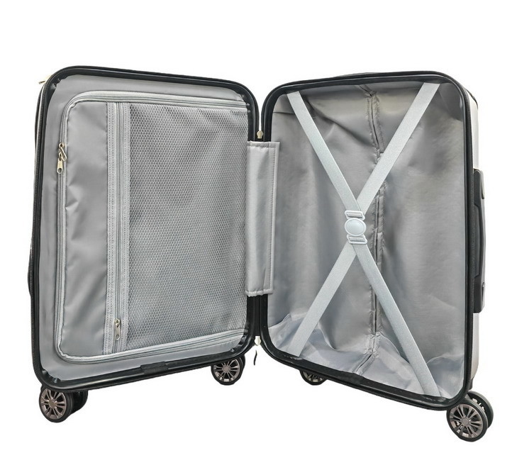 ABS Cabin Travel Suitcase Front Opening Cabin Luggage With TSA Locks