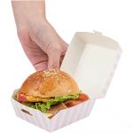 Customized Disposable Burger Box Folders in Corrugated/Kraft Paper for Fast Food