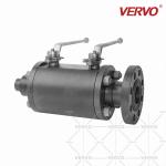 DN50 DBB Forging Carbon Steel Ball Valve High Pressure Double Block Double Bleed