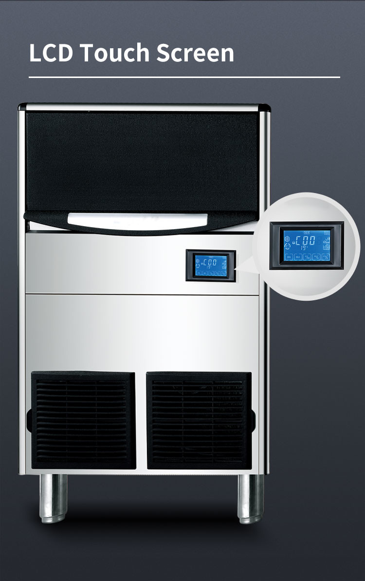 Commercial Cube Ice Maker 100kg/24h 110V-240V Undercounter Ice Making Machines